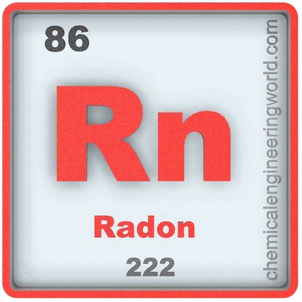 Radon Element Properties and Information - Chemical Engineering World