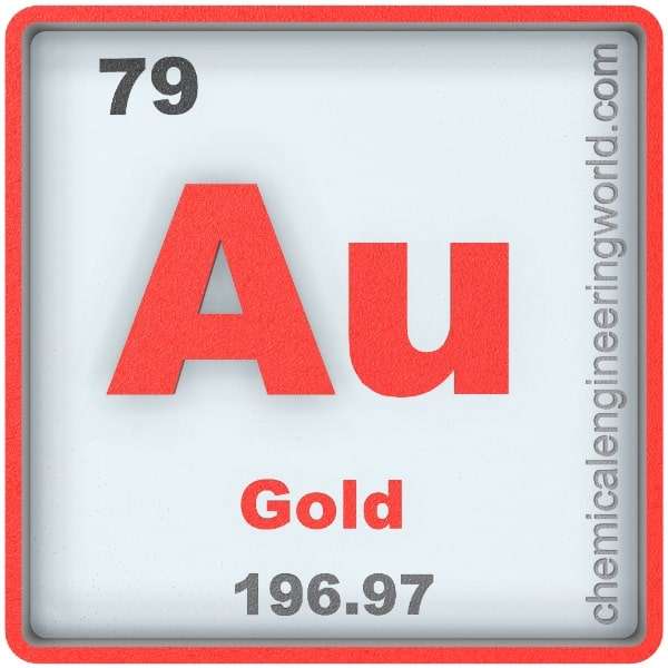 Gold Element Properties And Information Chemical Engineering World