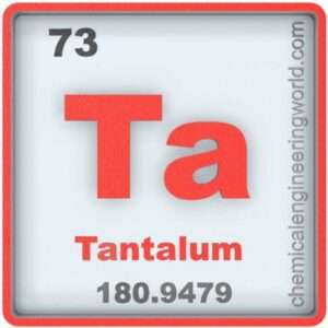 Tantalum Element Properties and Information - Chemical Engineering World